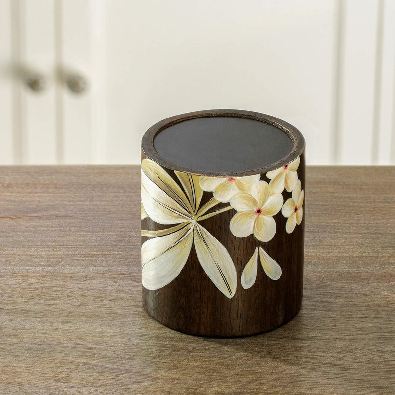 Frangipani Wooden Candle Holder (Small) - Al Rugaib Furniture