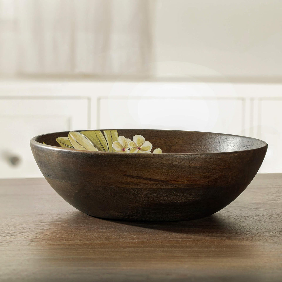 Frangipani Wooden Salad Bowl Bowl| Roots Furniture