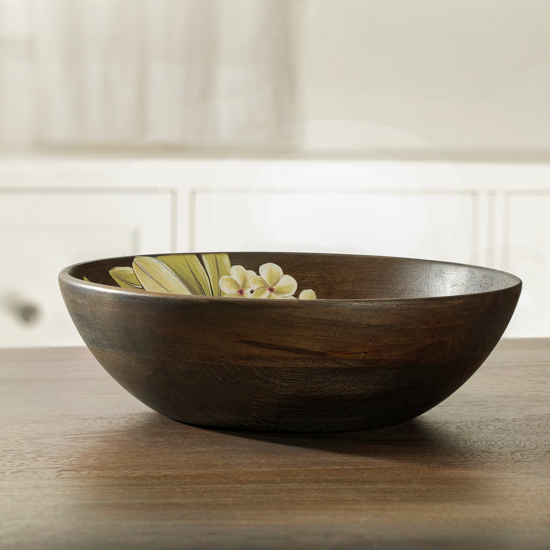Frangipani Wooden Salad Bowl Bowl| Roots Furniture