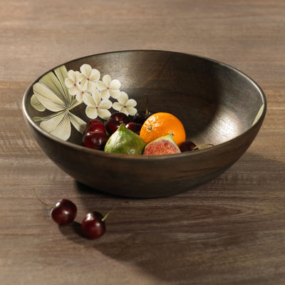 Frangipani Wooden Salad Bowl - Al Rugaib Furniture