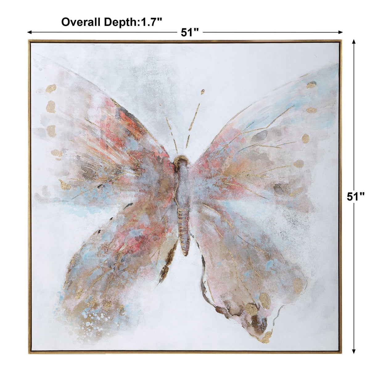 Free Flying Hand Painted Canvas Wall Art| Uttermost