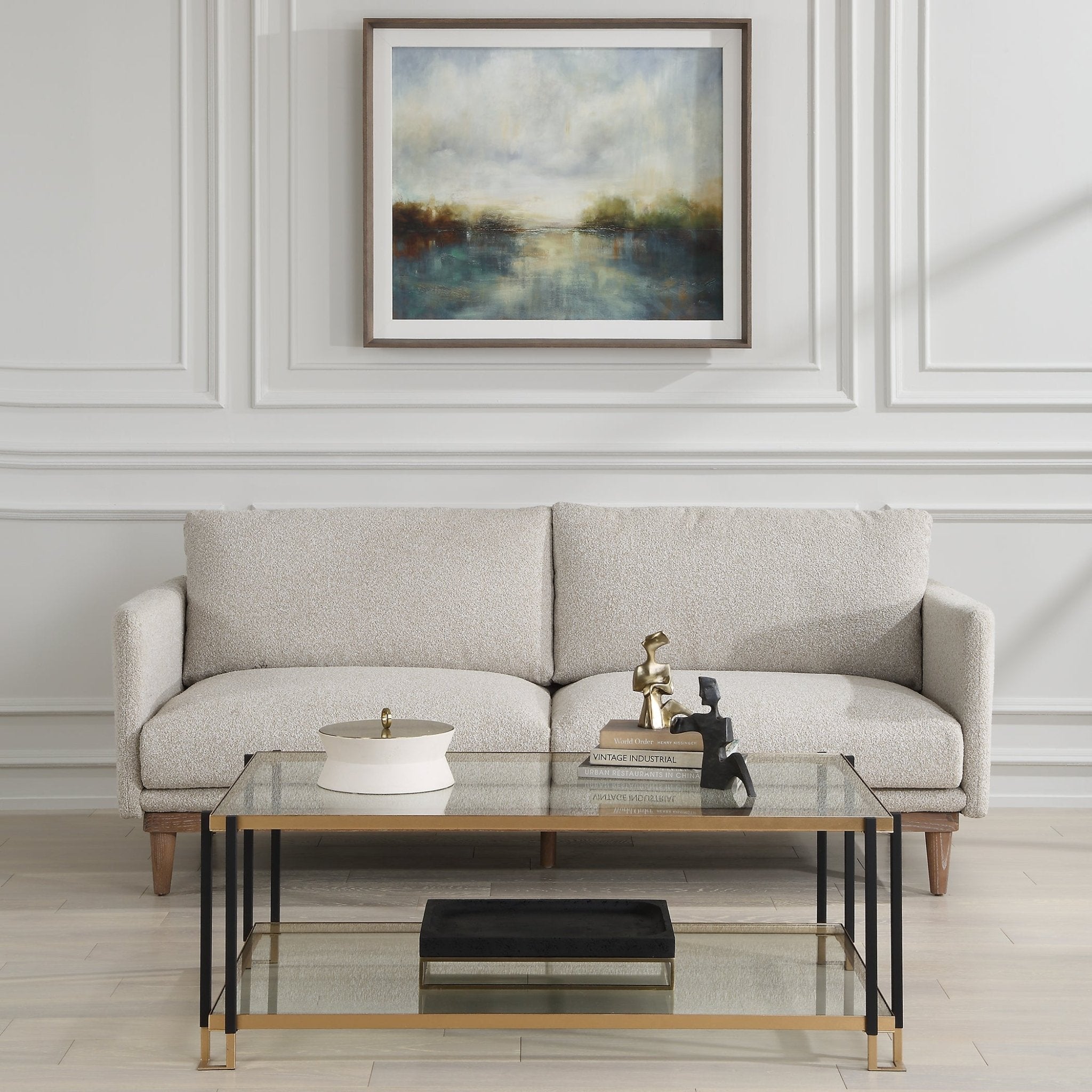 Freefall Gray Ceruse Sofa Sofas & Loveseats| Uttermost