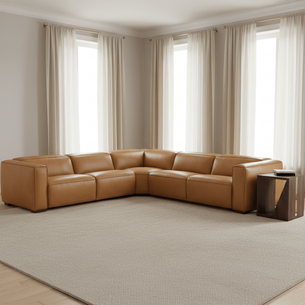 Fresco 6 Seat Sectional 3-Power Recline & Power Headrest Recliners| Hooker