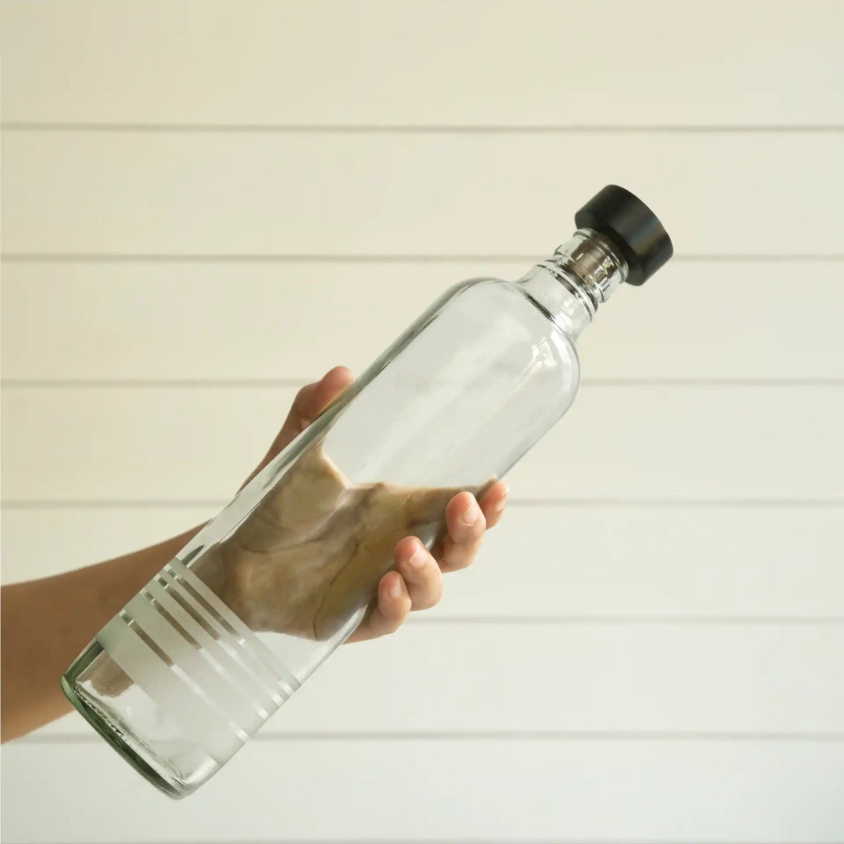 Frosted Rings Water Bottle Set of Two Bottles & Containers| Roots Furniture