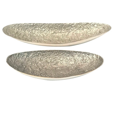 Fulton Trays L29.25 x 10 x 5'' S20 x 8.5 x 4.5'' ;Aluminum Nickel Finish - Al Rugaib Furniture