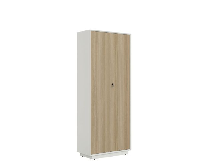 Chamfered Full Height Cabinet - Wood
