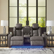 Fyne-Dyme Power Reclining Loveseat with Console