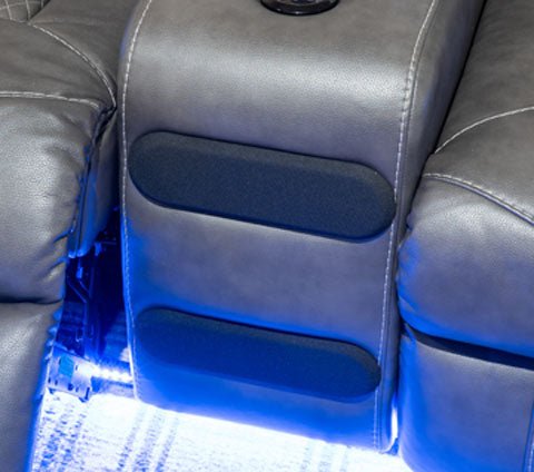 Fyne-Dyme Power Reclining Loveseat with Console Recliners| Ashley Homestore