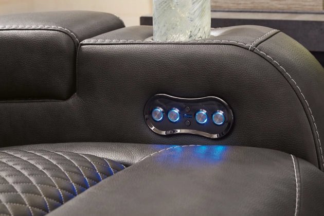 Fyne - Dyme Power Reclining Sofa - Al Rugaib Furniture