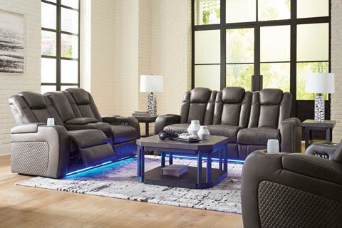 Fyne - Dyme Power Reclining Sofa - Al Rugaib Furniture