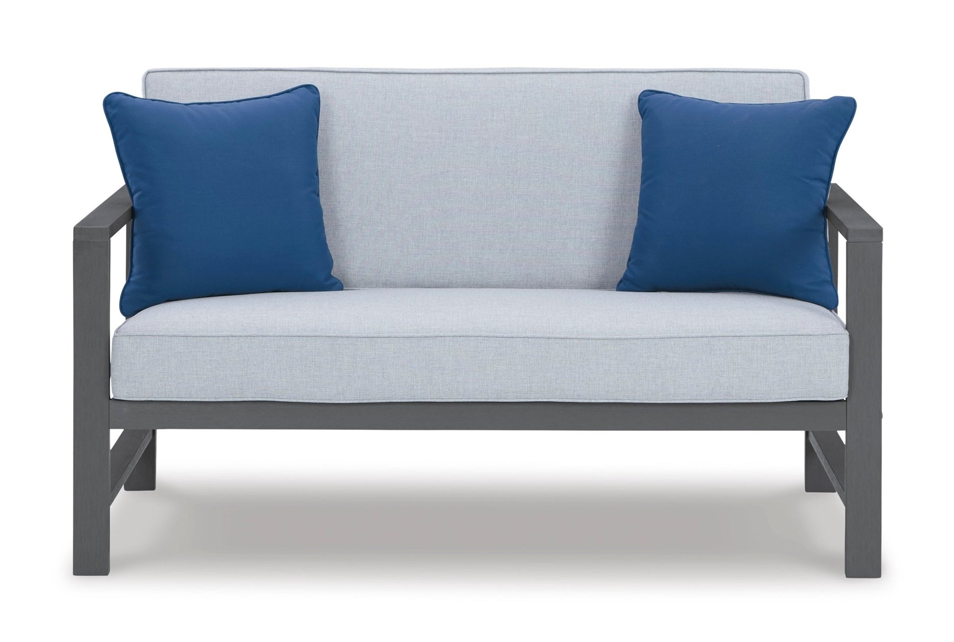 Fynnegan Outdoor Loveseat with Table (Set of 2) Outdoor Loveseats & Sofas| Ashley Homestore
