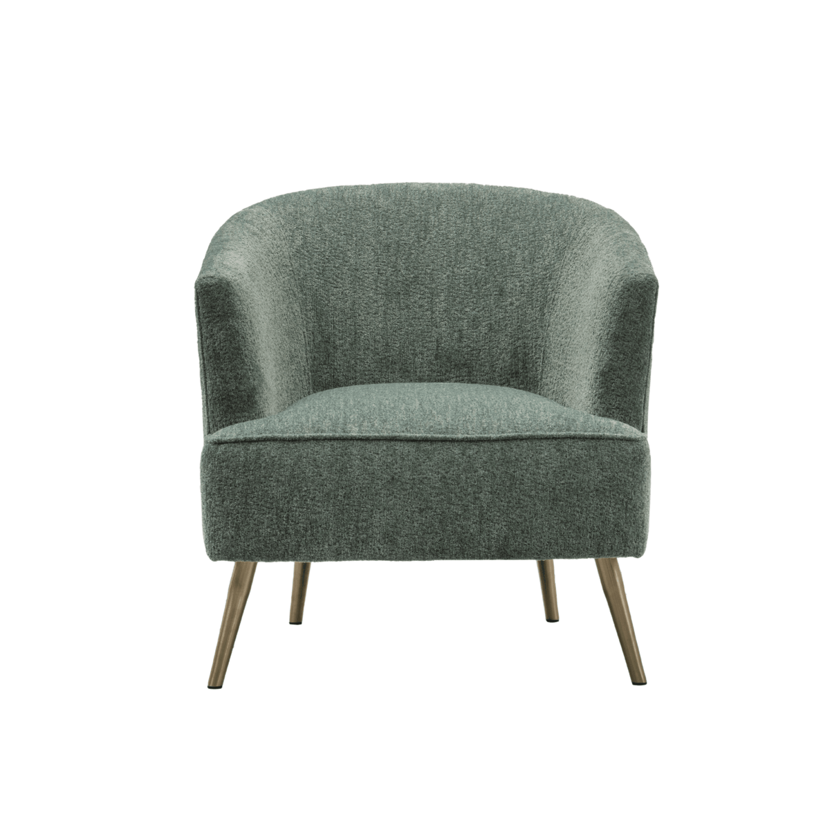 Gabriel Beige Accent Chair - Green
