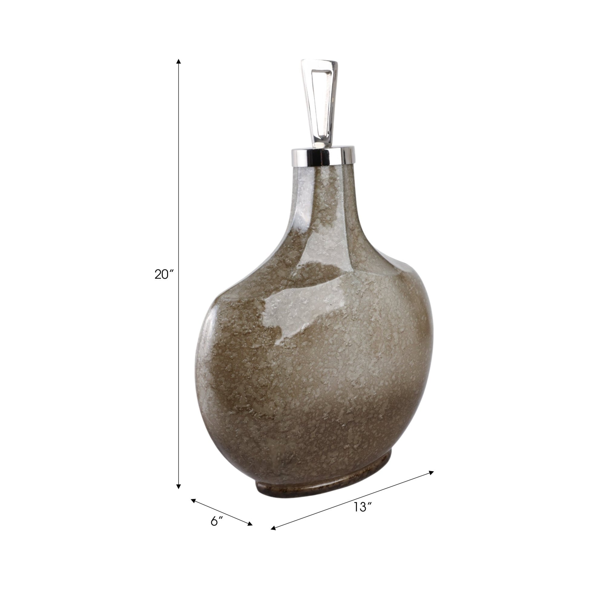 Gabruelle Bottle With Topper Vases and Jars| Sagebrook Home