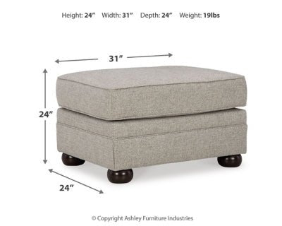 Gaelon Ottoman - Al Rugaib Furniture