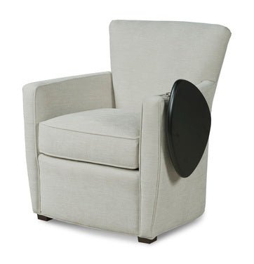 Gaither Lounge Chair with Folding Tablet Dining Chairs| Fairfield Chair