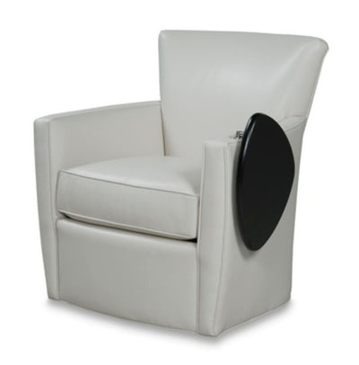 Gaither Swivel Chair with Folding Tablet - Al Rugaib Furniture