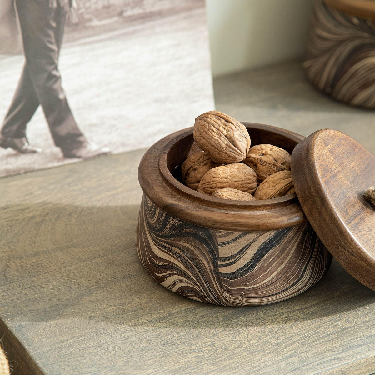 Gaiyo Jar W/Lid Bowl| Roots Furniture