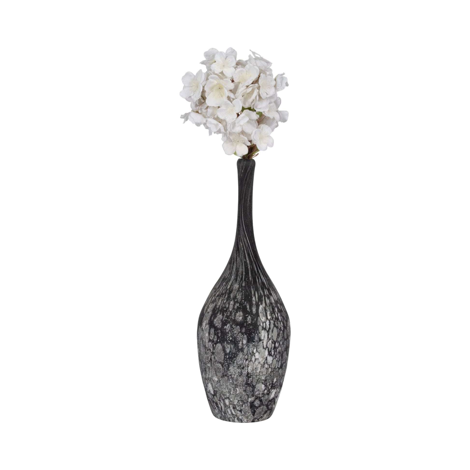 Galene Grey Glass Bottle Vases and Jars| Sagebrook Home
