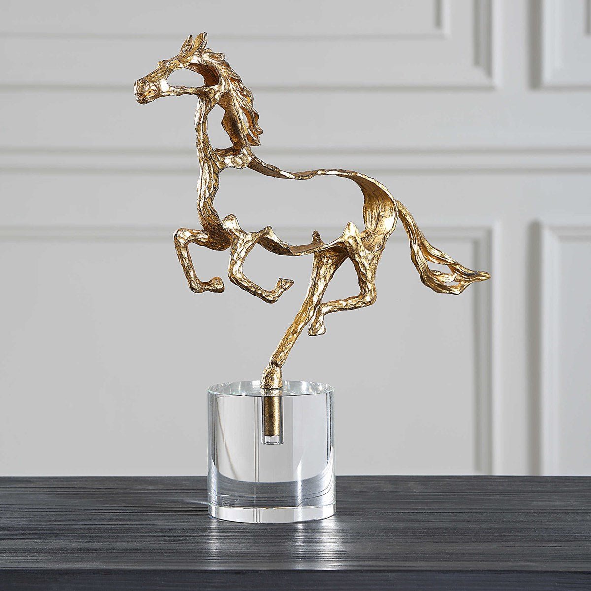 Gallop Sculpture Table Decors| Uttermost