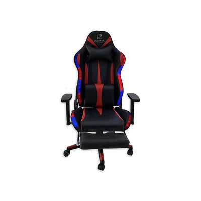 Gaming Chair with Side Speakers and LED Lights | Adjustable Footrest and Reclining Back | Bluetooth Audio | 1 - Year Warranty - Al Rugaib Furniture