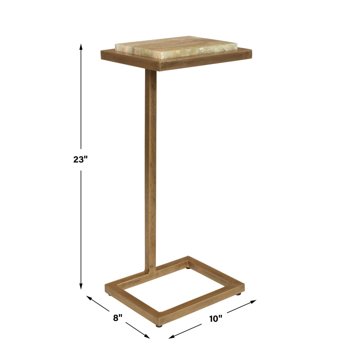 Gamora Marble Drink Table Accent & End Tables| Uttermost