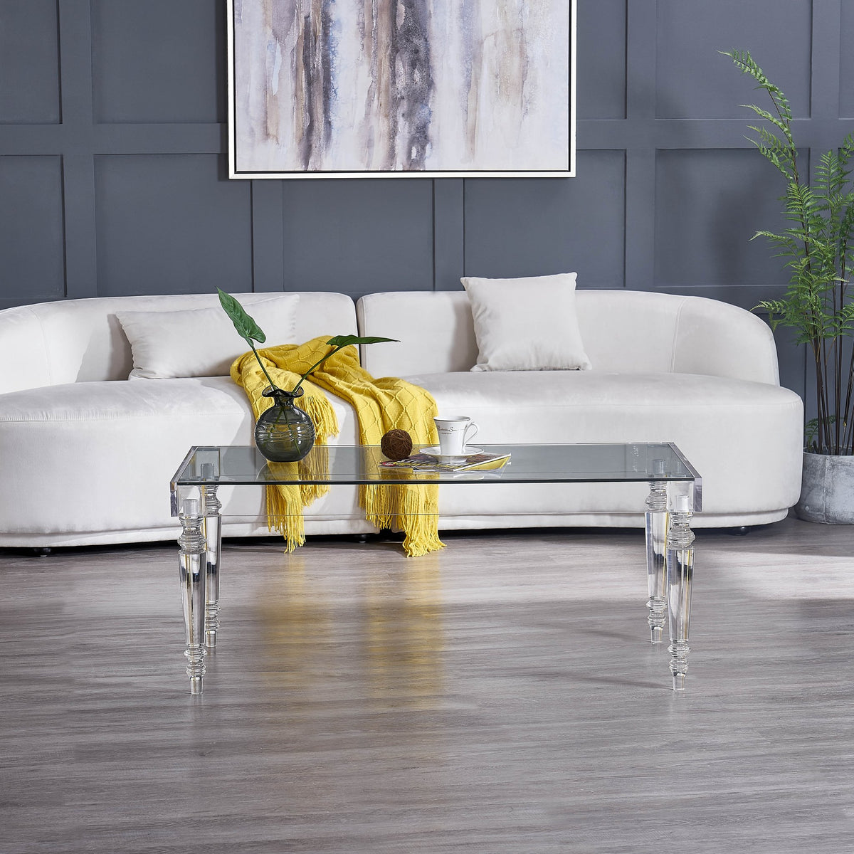 Ganley Acrylic Coffee Table Coffee Tables| Roots Furniture