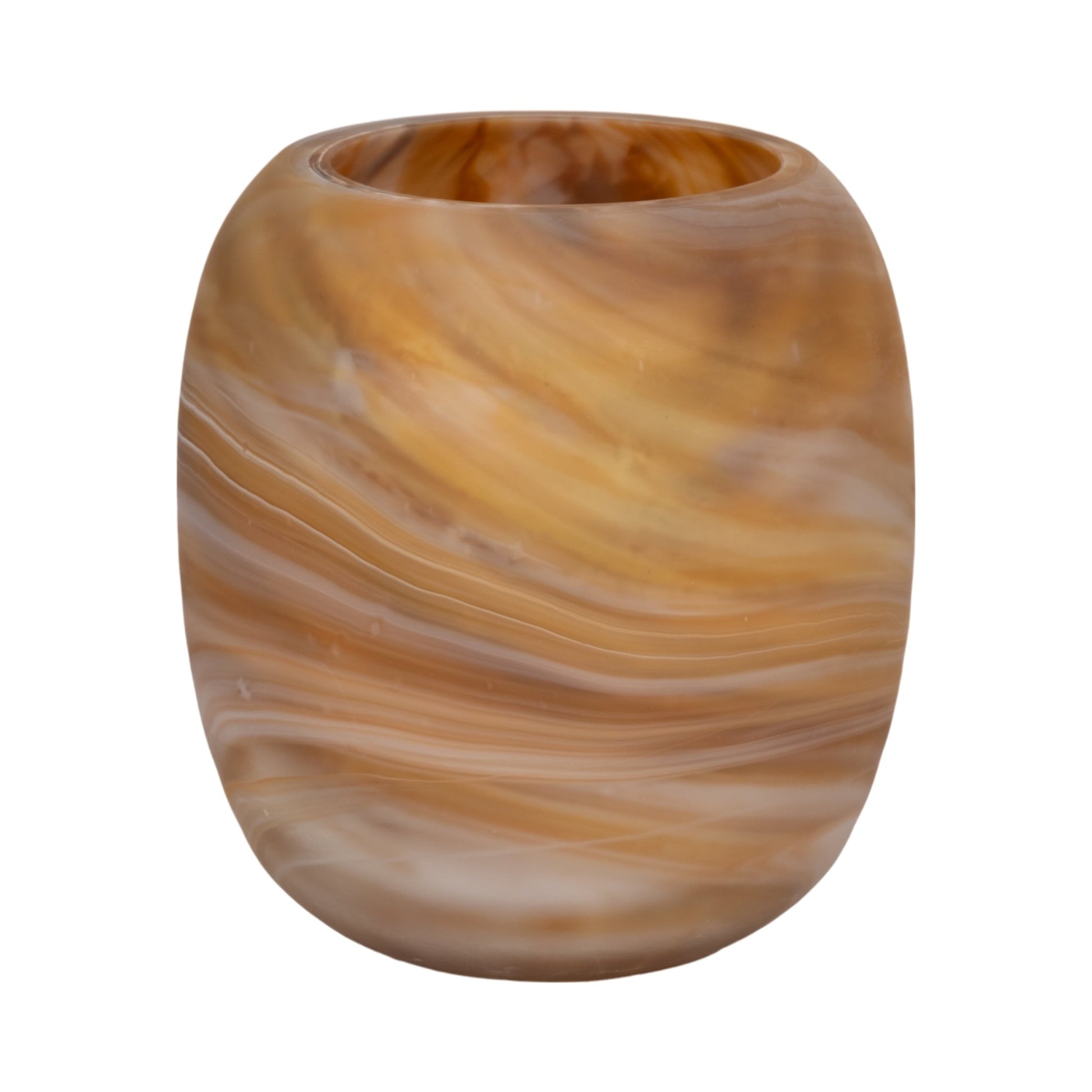 Garbo Brown Glass Vase Vases and Jars| Sagebrook Home