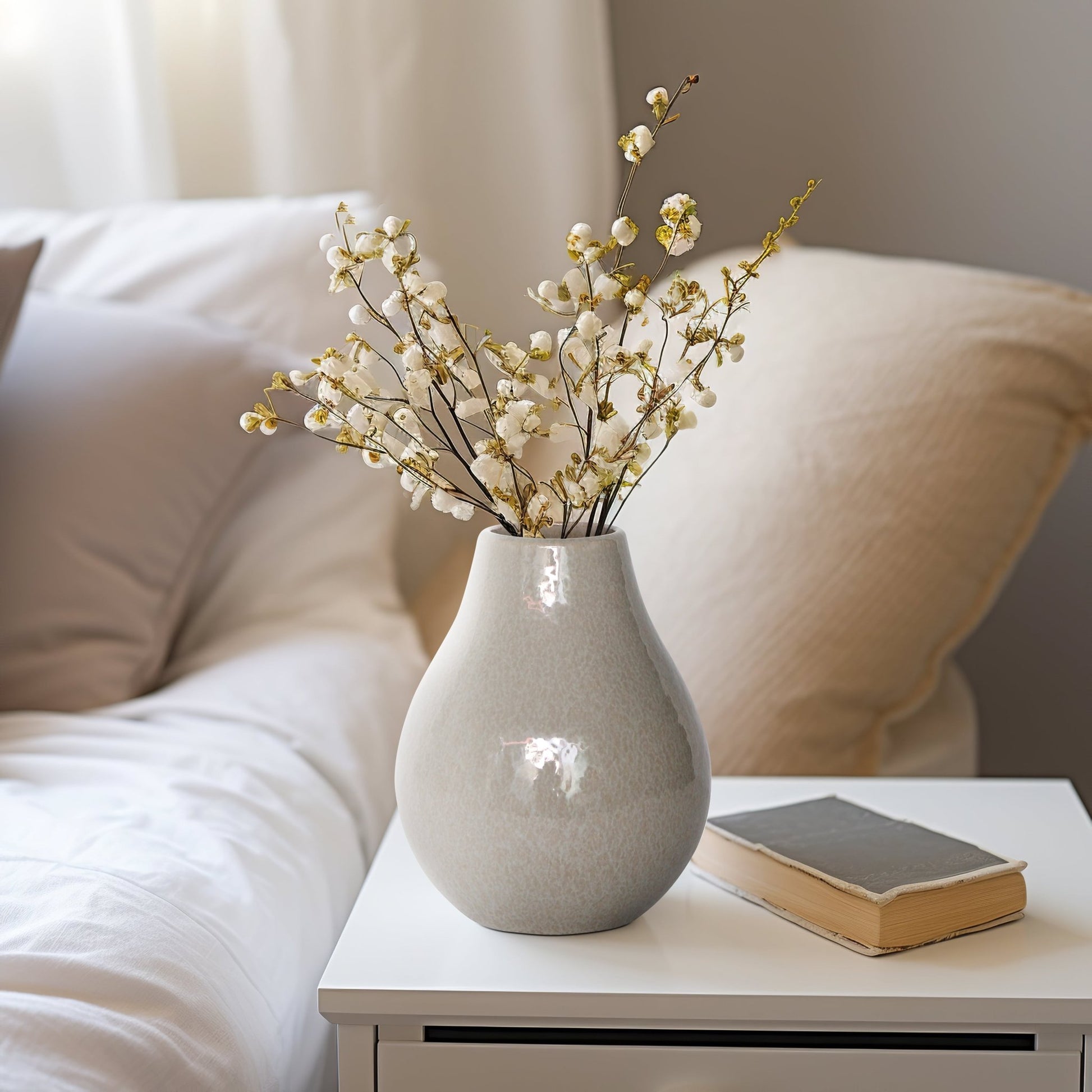 Gargarin Decanter Vase, Gray Vases and Jars| Sagebrook Home