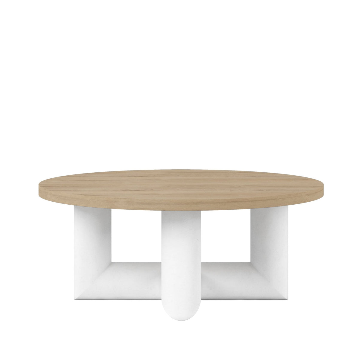 Garrison Round Cocktail Table Wood Top Coffee Tables| A.R.T. Furniture