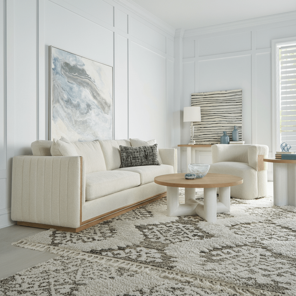 Garrison Round Cocktail Table Wood Top Coffee Tables| A.R.T. Furniture