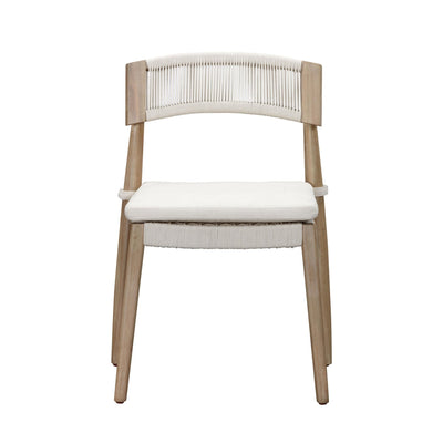 Gata Cream Outdoor Dining Chair - Set of 2 - Al Rugaib Furniture