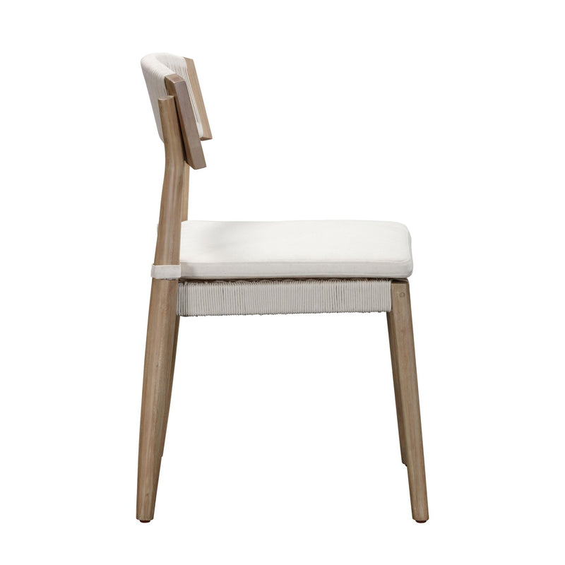 Gata Cream Outdoor Dining Chair - Set of 2 - Al Rugaib Furniture