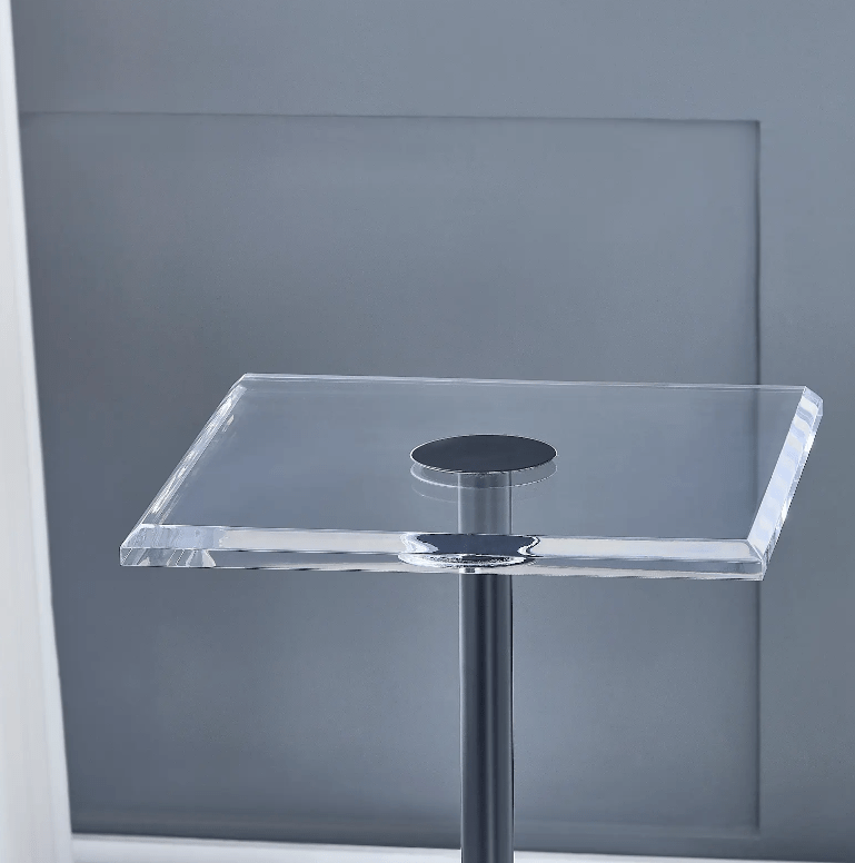 Gayna Brushed Black End Table - Al Rugaib Furniture