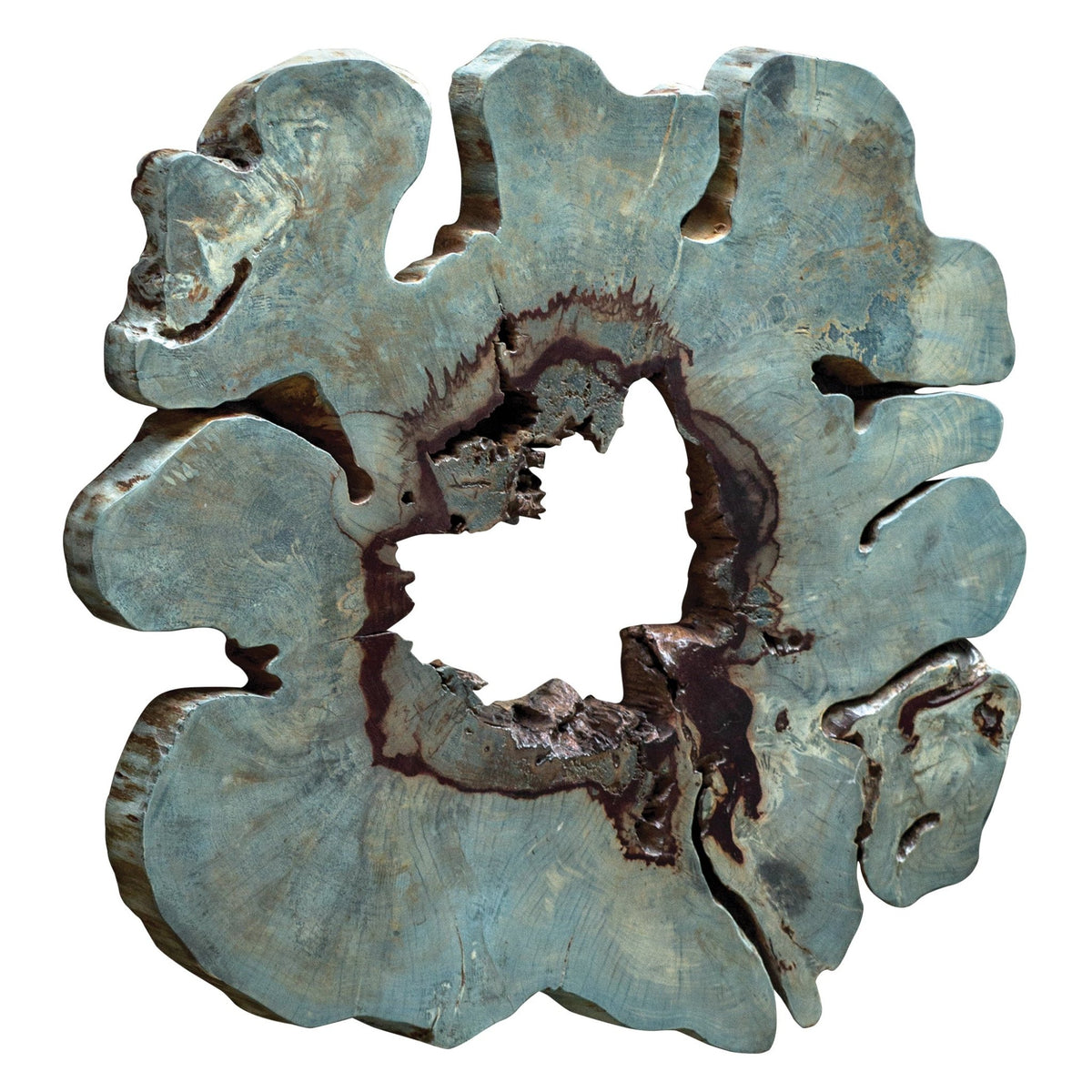 Geller Wood Wall Decor, Blue Table Decors| Uttermost