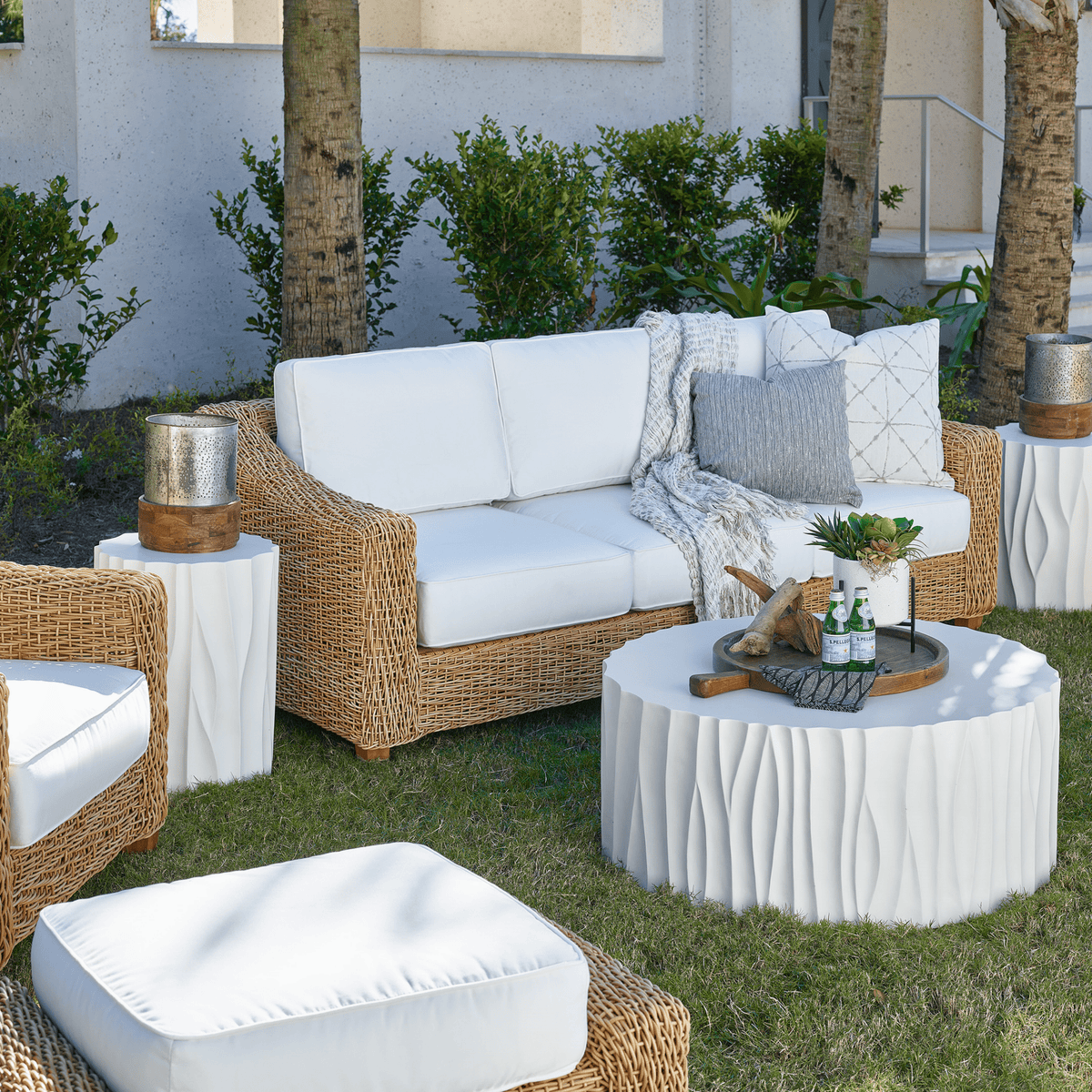 Geneva Cast Concrete Cocktail Table Coffee Tables| Universal