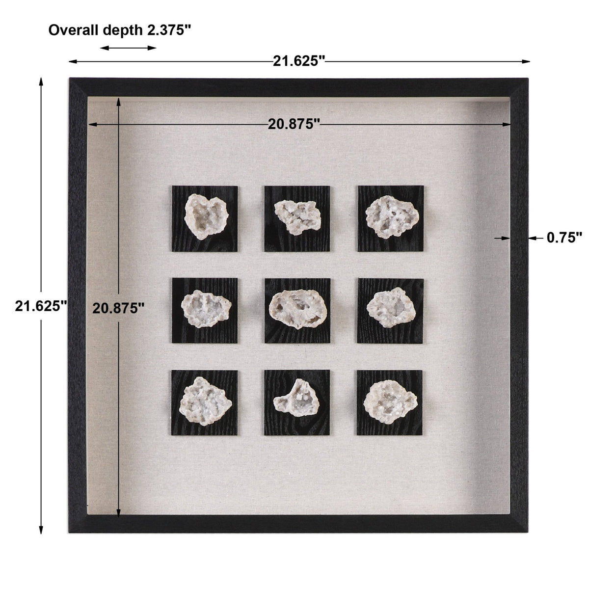 Geode Shadow Box Table Decors| Uttermost