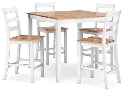 Gesthaven Counter Height Dining Table and 4 Barstools (Set of 5) - Al Rugaib Furniture