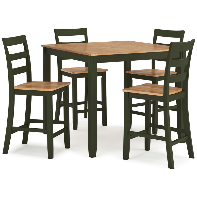 Gesthaven Counter Height Dining Table and 4 Barstools (Set of 5) - Al Rugaib Furniture