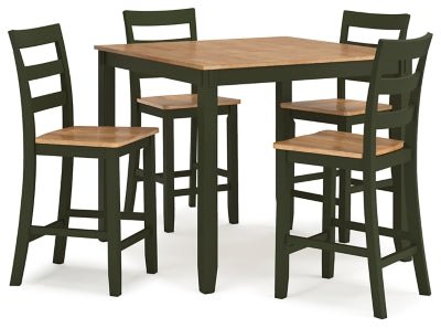 Gesthaven Counter Height Dining Table and 4 Barstools (Set of 5) - Al Rugaib Furniture
