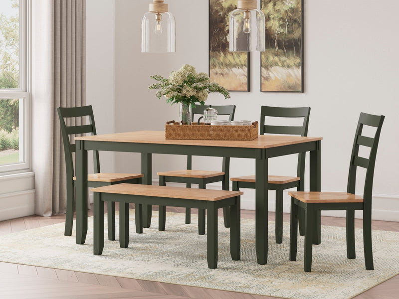 Gesthaven Dining Room Table Set (6/CN) - Al Rugaib Furniture
