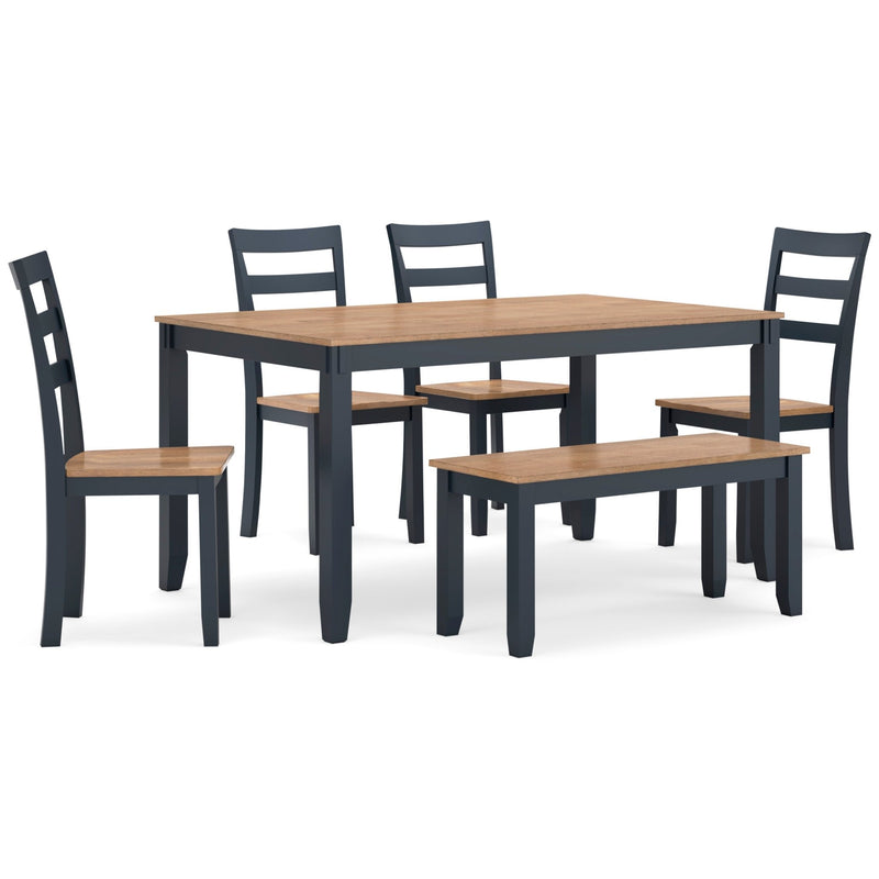 Gesthaven Dining Room Table Set (6/CN) - Al Rugaib Furniture
