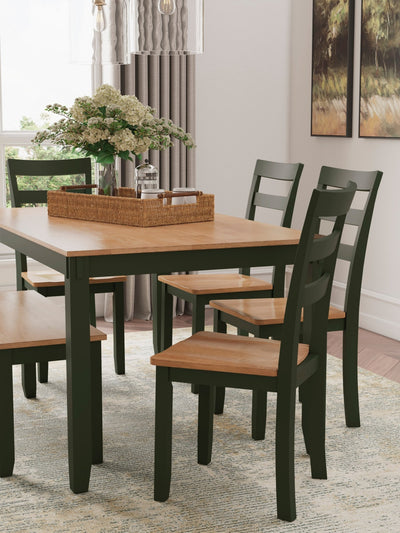 Gesthaven Dining Room Table Set (6/CN) - Al Rugaib Furniture