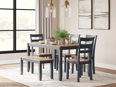 Gesthaven Dining Room Table Set (6/CN) - Al Rugaib Furniture