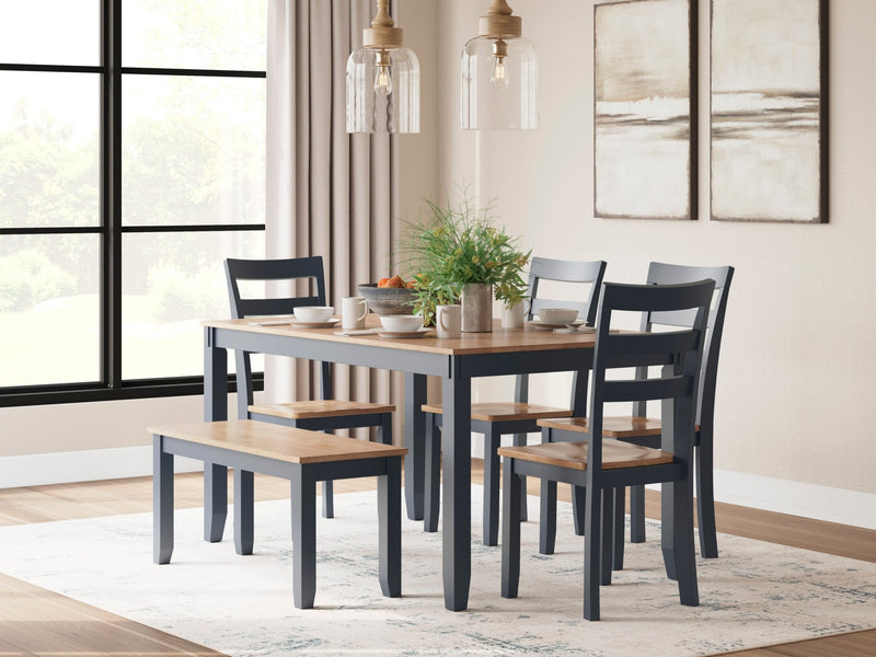 Gesthaven Dining Room Table Set (6/CN) - Al Rugaib Furniture