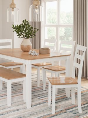 Gesthaven Dining Room Table Set (6/CN) - Al Rugaib Furniture