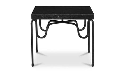 Getty Side Table Black Granite - Al Rugaib Furniture