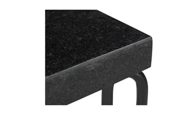 Getty Side Table Black Granite - Al Rugaib Furniture
