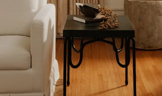 Getty Side Table Black Granite - Al Rugaib Furniture