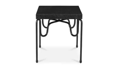 Getty Side Table Black Granite - Al Rugaib Furniture