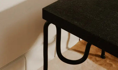 Getty Side Table Black Granite - Al Rugaib Furniture